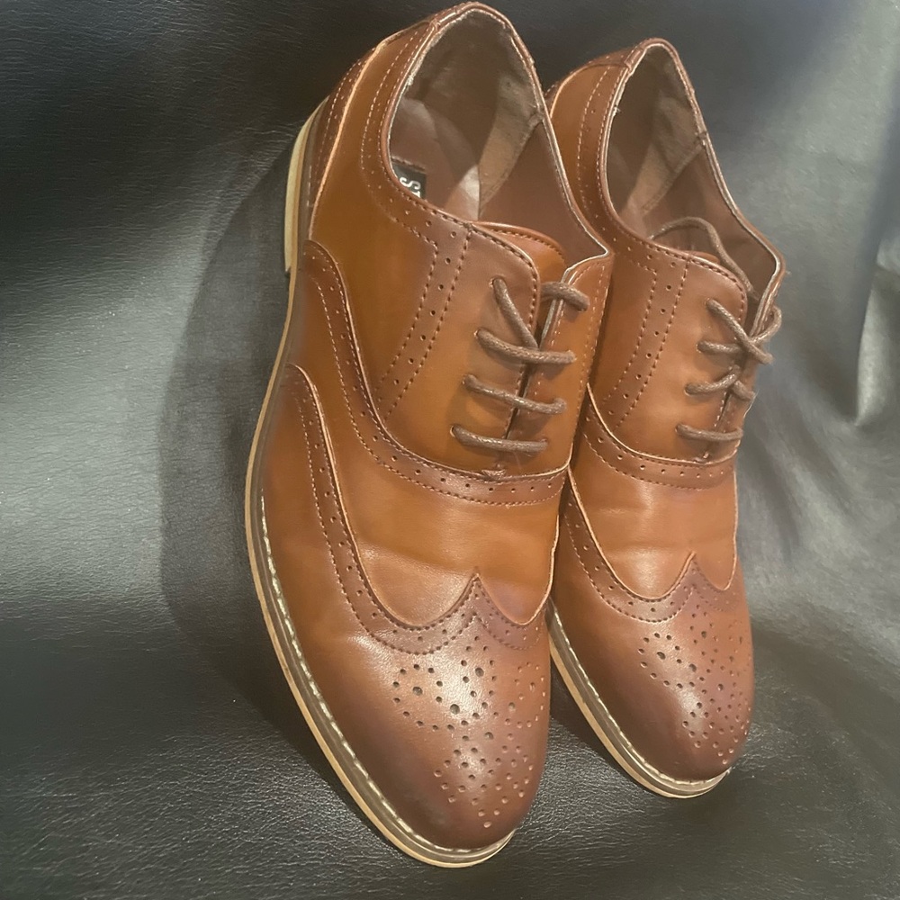 Stacy Adams Boys Dunbar Wingtip Oxford Size 3